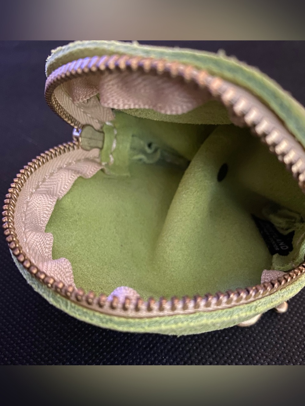 Portland Leather Goods Fortune, cookie keychain - Lime. - Picture 8 of 9